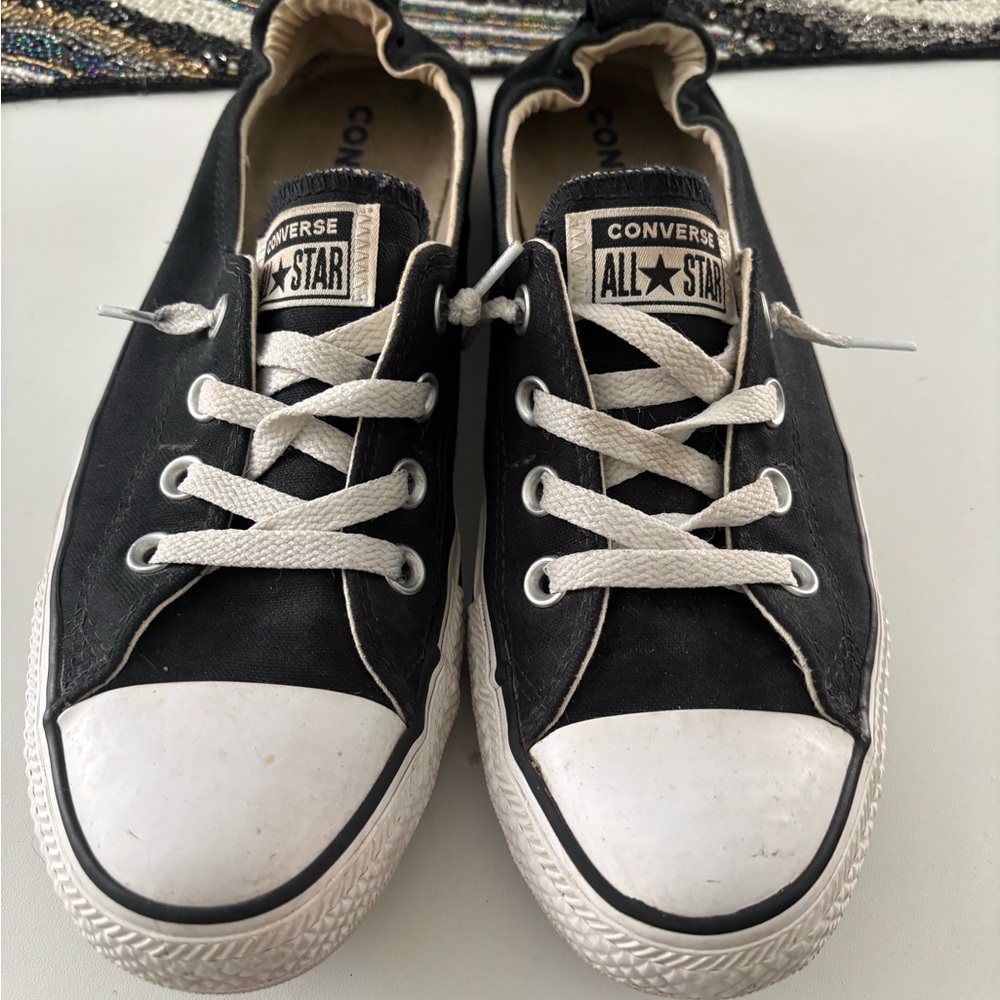 Converse Black and White Chuck Taylor Sneakers